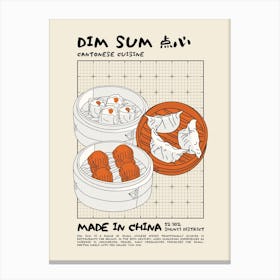 Dim Sum Canvas Print