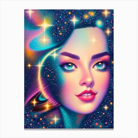 Fantasy Galaxy Girl 1 Canvas Print