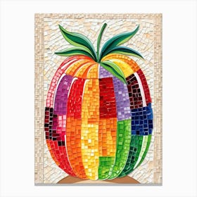 Mosaic Fruit 4 Canvas Print