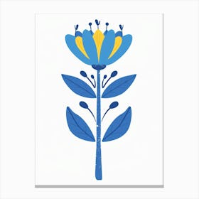 Blue Flower 8 Canvas Print