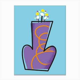 Flower In A Vase Canvas Print