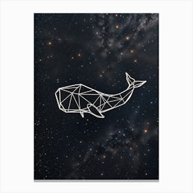 Whale Constellation Canvas Print