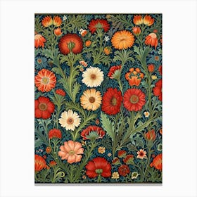 William Morris Flowers Canvas Print