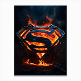 Superman Logo 1 Canvas Print