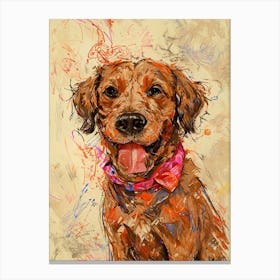 Dog Portrait Canvas Print