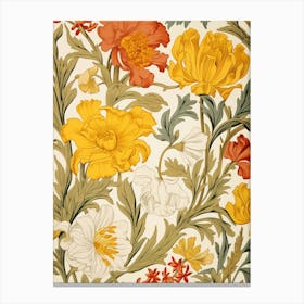 Floral Wallpaper 150 Canvas Print