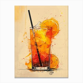 Aperol Spritz Art Print 134 Canvas Print