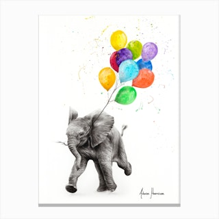Elephant Freedom Canvas Print