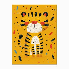 Yellow Bengal Tiger 4 Canvas Print