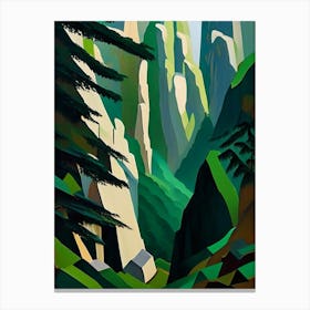 Zhangjiajie National Forest Park China Cubo Futuristic Canvas Print