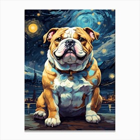 Bulldog Art 1 Canvas Print