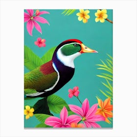 Wood Duck Tropical bird Canvas Print