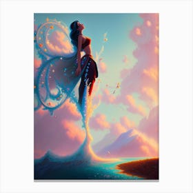 Fairy In The Sky Canvas Print