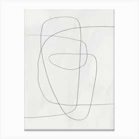 Abstract Line Drawing Canvas Print