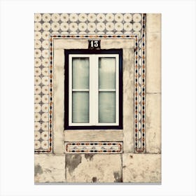 House Number 13 Lisbon Canvas Print
