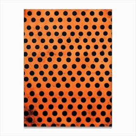 Polka Dots Background Canvas Print