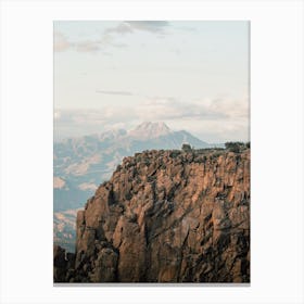 Four Peaks View Canvas Print