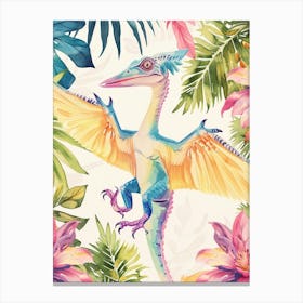 Watercolour Pteranodon Dinosaur 2 Canvas Print