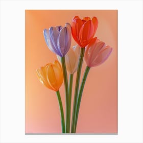 Dreamy Inflatable Flowers Tulip 4 Canvas Print