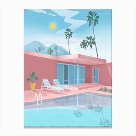 PALM SPRINGS Canvas Print