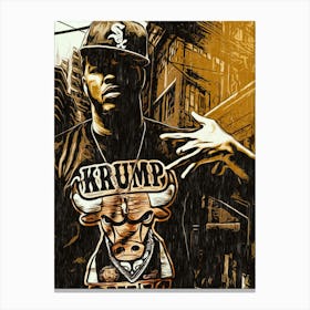 Rapper Fighter Of Def Jam Videogame Canvas Print