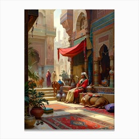 Indian Village Canvas Print