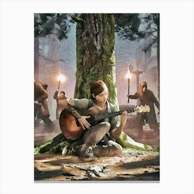 Ellie The Last Of Us Video Games Canvas Print