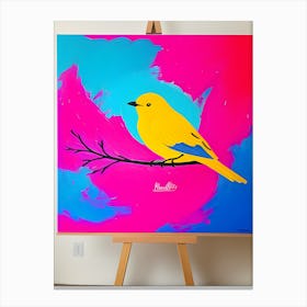 Yellow Bird ~ Reimagined 1 Canvas Print