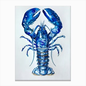 Blue Lobster Canvas Print