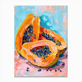 Papaya 15 Canvas Print