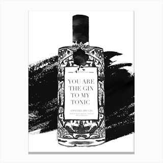 Gin To My Tonic Canvas Print