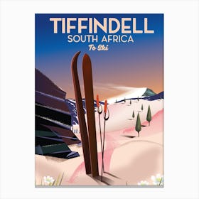 Tiffenell South Africa To Ski Canvas Print