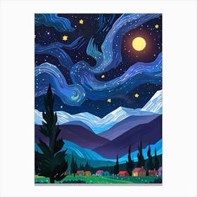 Starry Night 197 Canvas Print