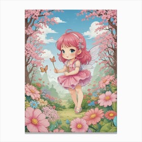 Pink Fairy Canvas Print