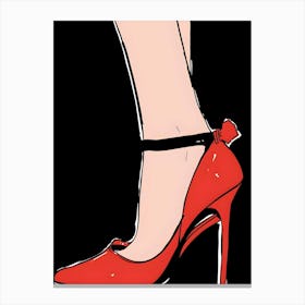 High Heel Shoes Canvas Print