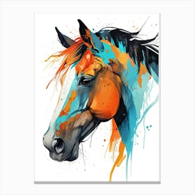 Horse Painting 7 Canvas Print