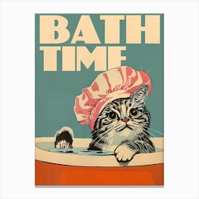 Bath Time Canvas Print