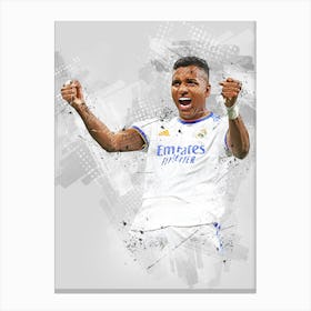 Rodrygo Real Madrid Canvas Print