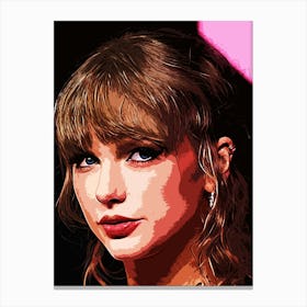 Taylor Swift Painting Canvas Print