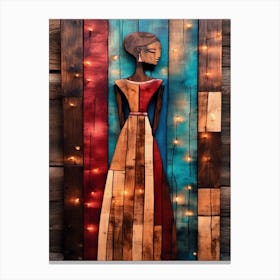 Wooden Doll 3 1 Canvas Print