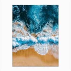 Aerial View Of The Ocean 15 Canvas Print