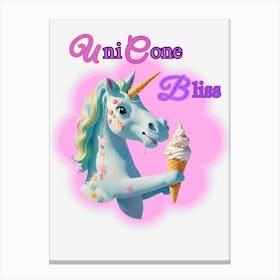 Unicone Bliss Canvas Print