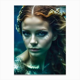 Mermaid Beauty -Reimagined Canvas Print