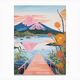 Lake View Mountain 3 Canvas Print