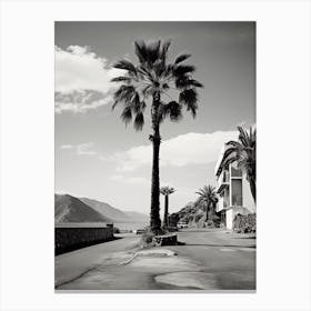 Tenerife, Spain, Black And White Analogue Photography 1 Canvas Print