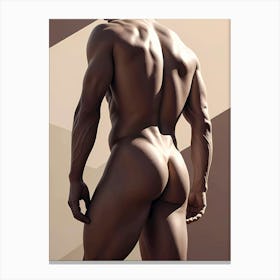 Adonis Unveiled: The Anatomy of Aesthetic Perfection Canvas Print