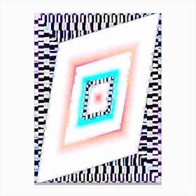 Soft Checker 2 Canvas Print