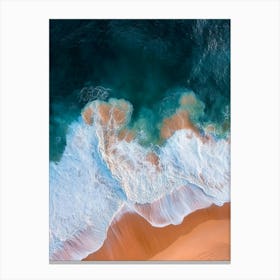 Aerial View Of A Beach 177 Canvas Print