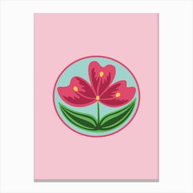 Pink Flower 3 Canvas Print