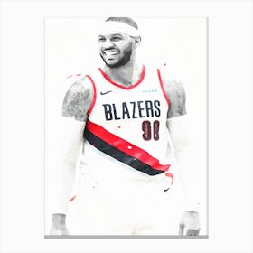 Carmelo Anthony Portland Trail Blazers Canvas Print